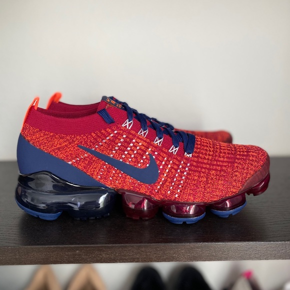 nike vapormax flyknit 3 noble red